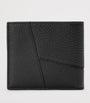 LOEWE Black Grained Leather Puzzle Edge Wallet