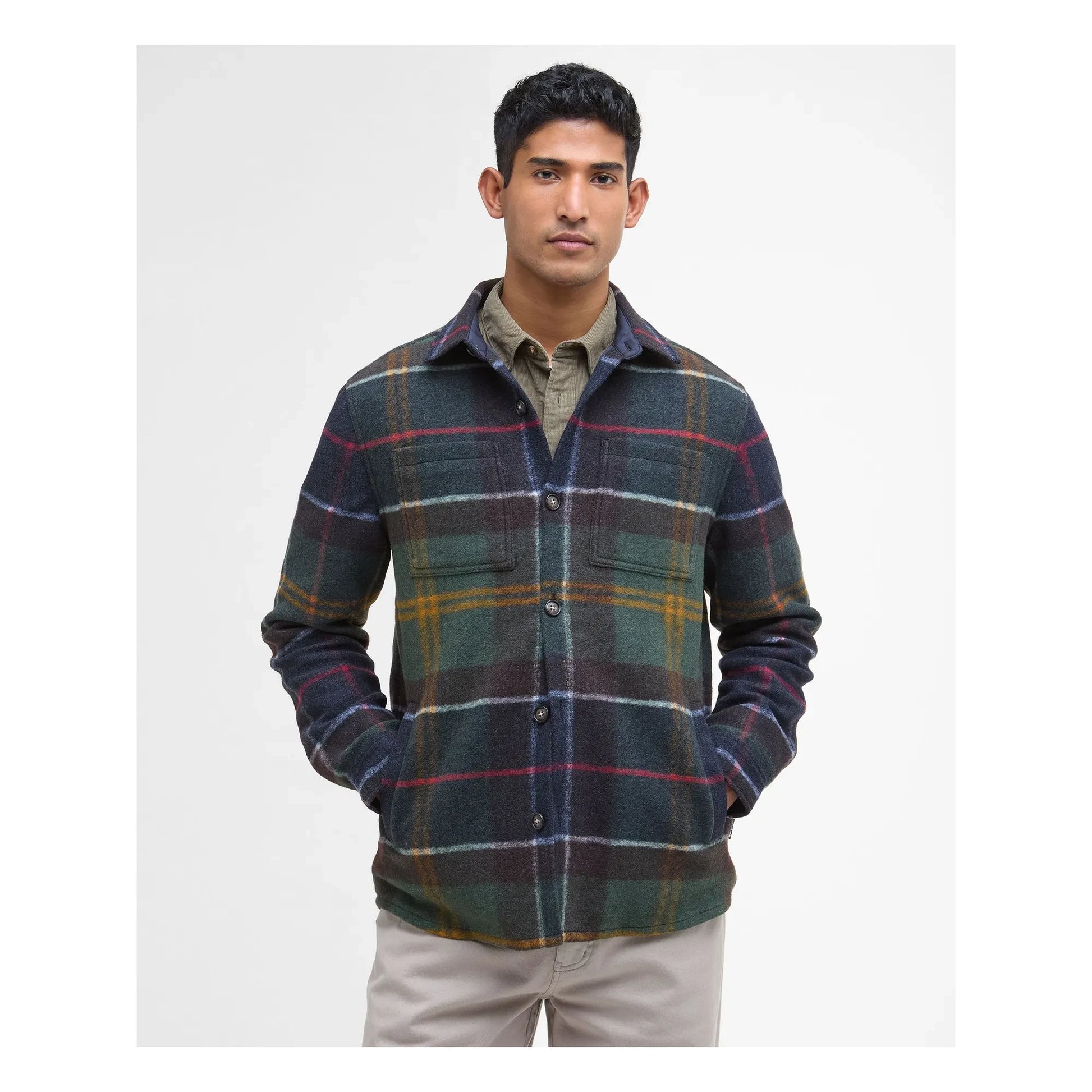 Barbour - Chapter plaid overshirt  | Green