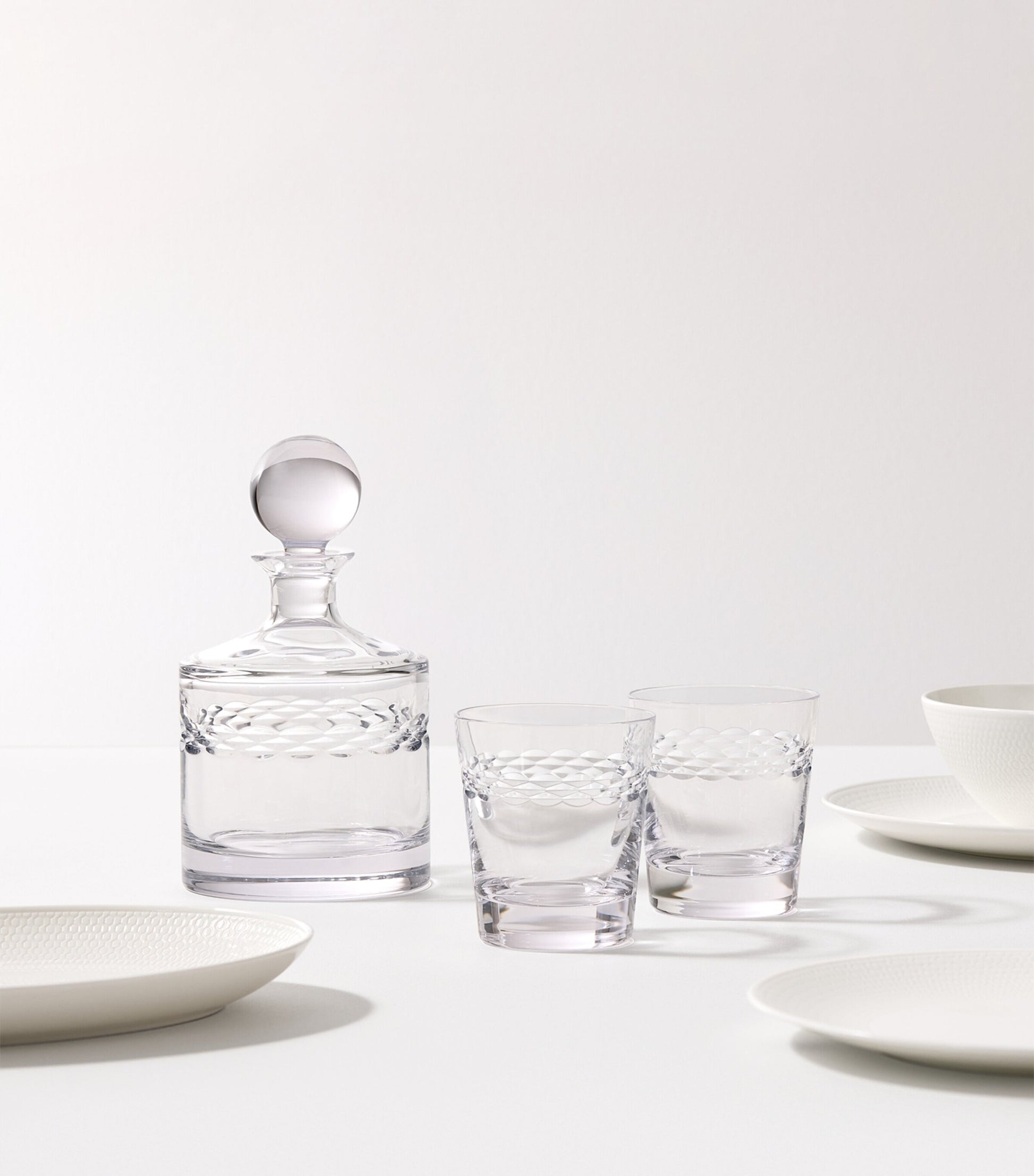 Crystal Neo Decanter and Tumbler Set