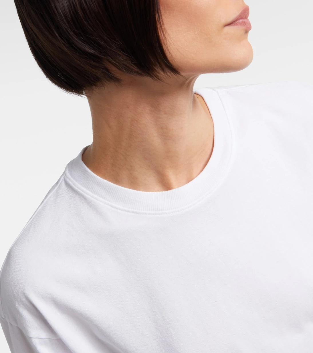 Agolde - Storey gathered cotton jersey T-shirt