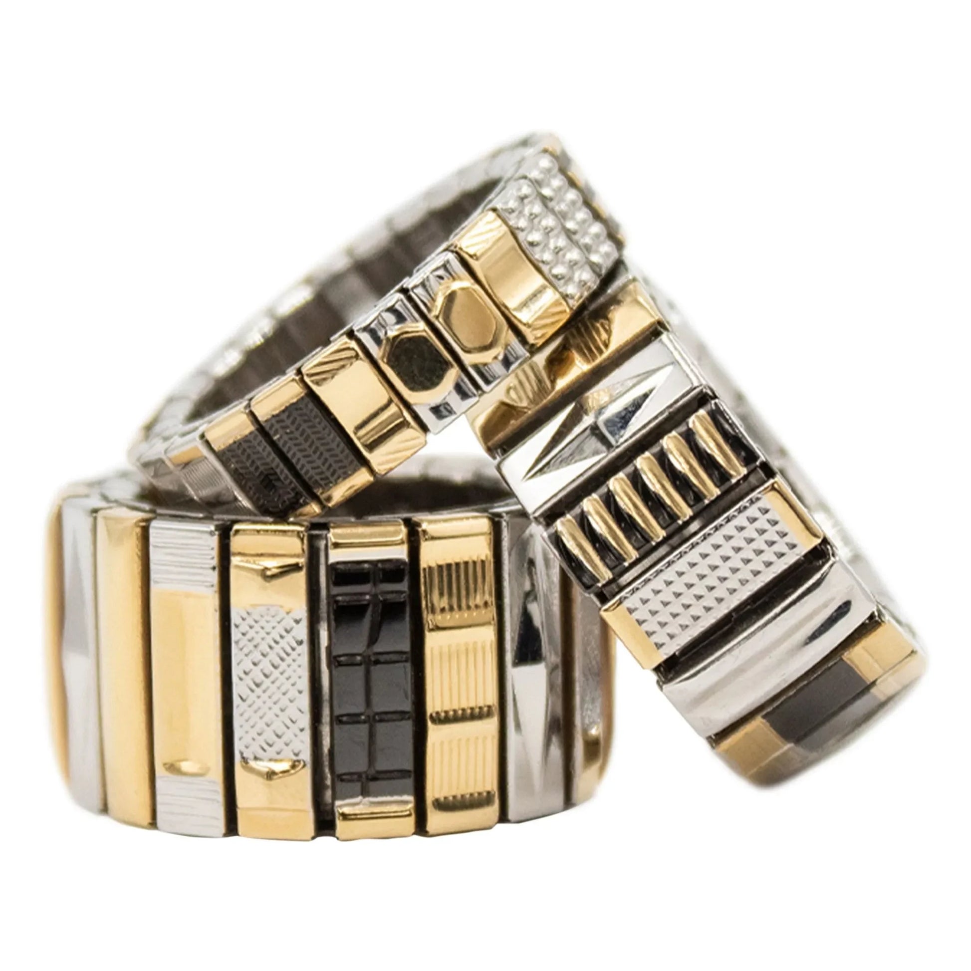 Sigal - Ring SIG 6 | Black/Gold/Silver