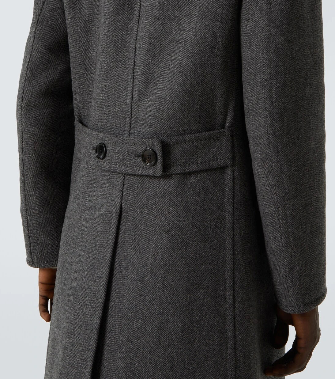 Tom Ford - Kruvaze saf yün gabardin palto