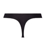 Invisible Cotton Thong BLACK