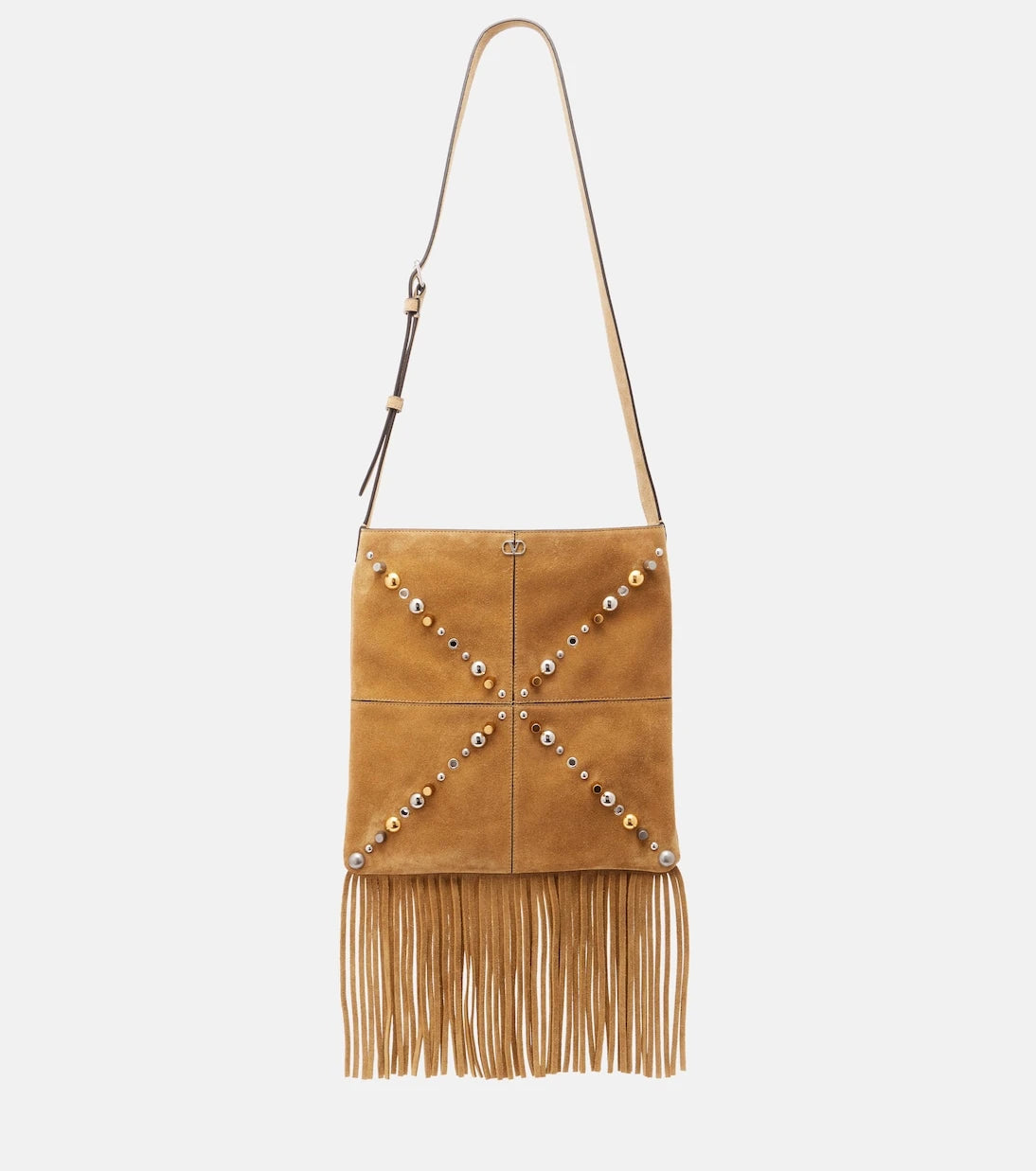 Valentino Garavani - Nellcôte Medium suede shoulder bag