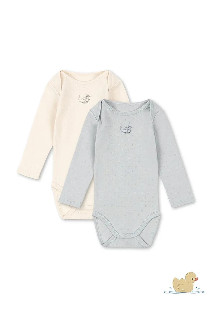 Fanga Fontana Bebek Pamuklu Body PERLA 2 PACK LS BODY OCS 2 Adet