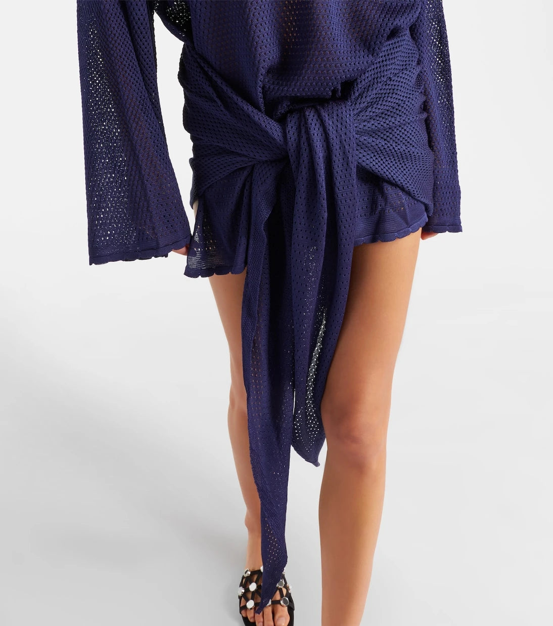 The Attico - Open-knit minidress