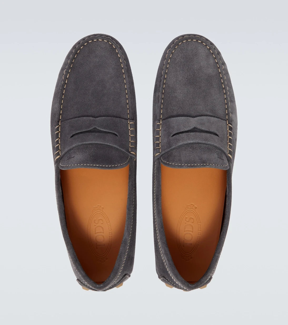 Tod's - Gommino Bubble suede driving shoes