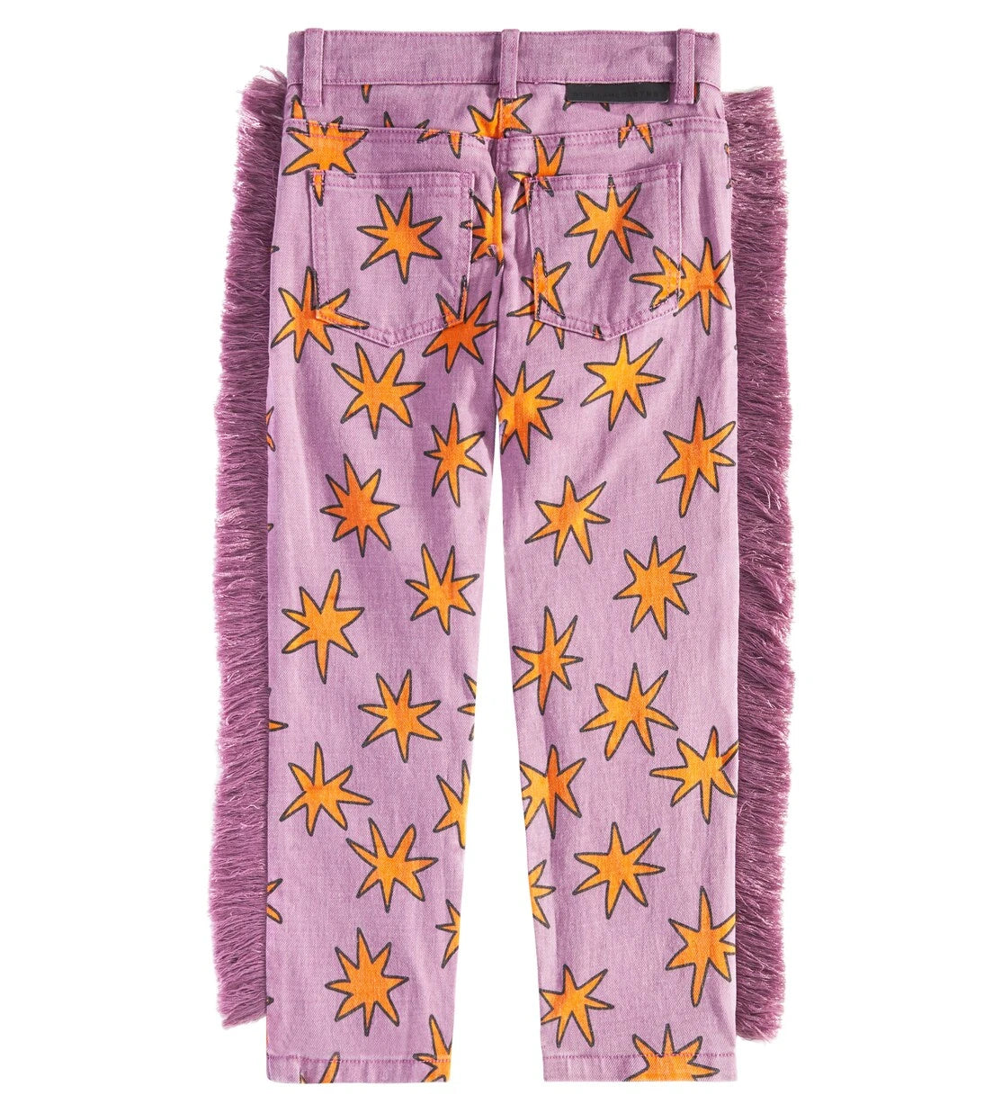 Stella McCartney Kids - جينز بشراشيب بنقشة Bright Stars