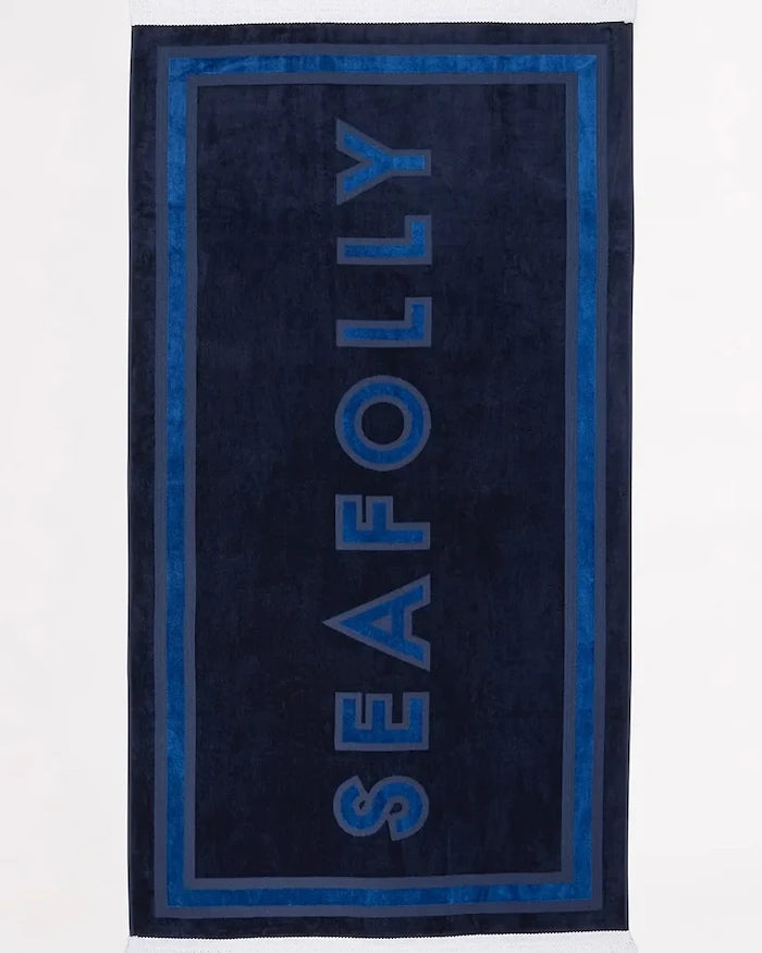 Seafolly Кърпа за баня от памук Summer Solstice
