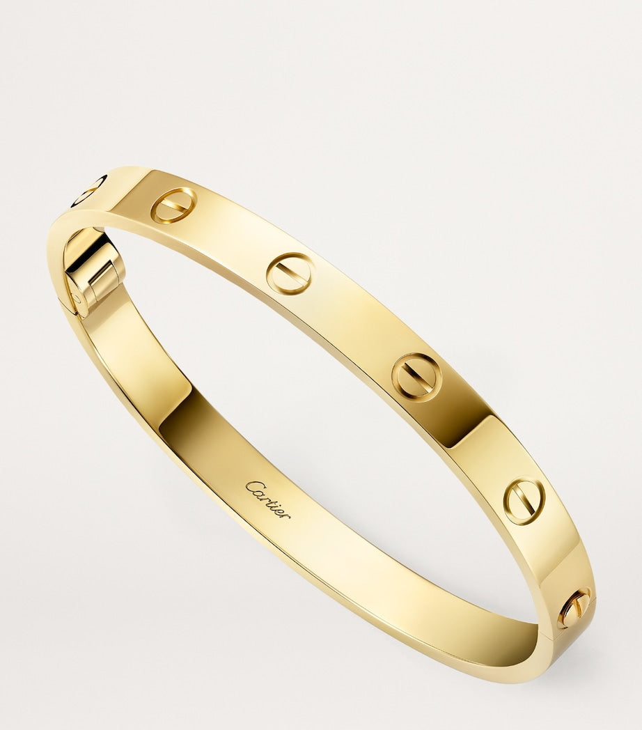 Cartier LOVE Classic Yellow Gold Bracelet - Single-Screw Closure