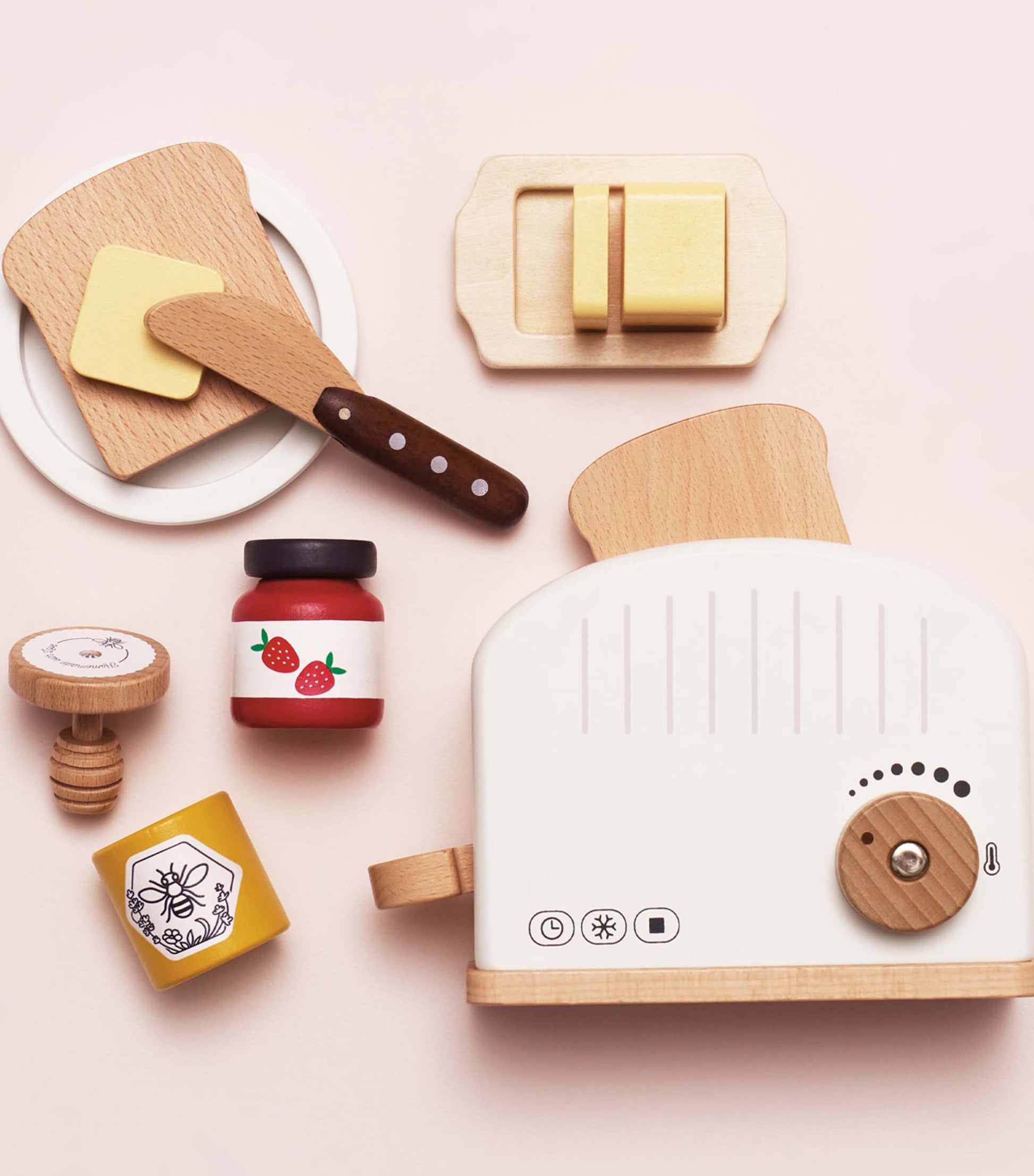 Wooden Breakfast Toaster Playset