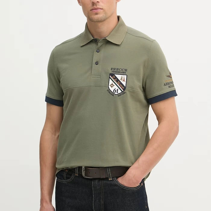 Aeronautica Militare Yakalı Tişört