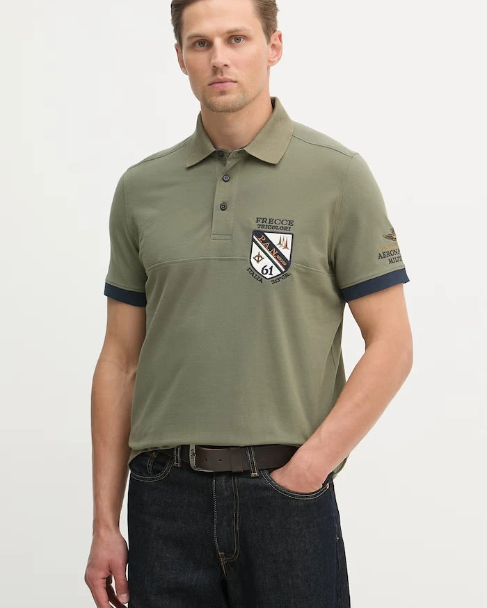 Aeronautica Militare Yakalı Tişört
