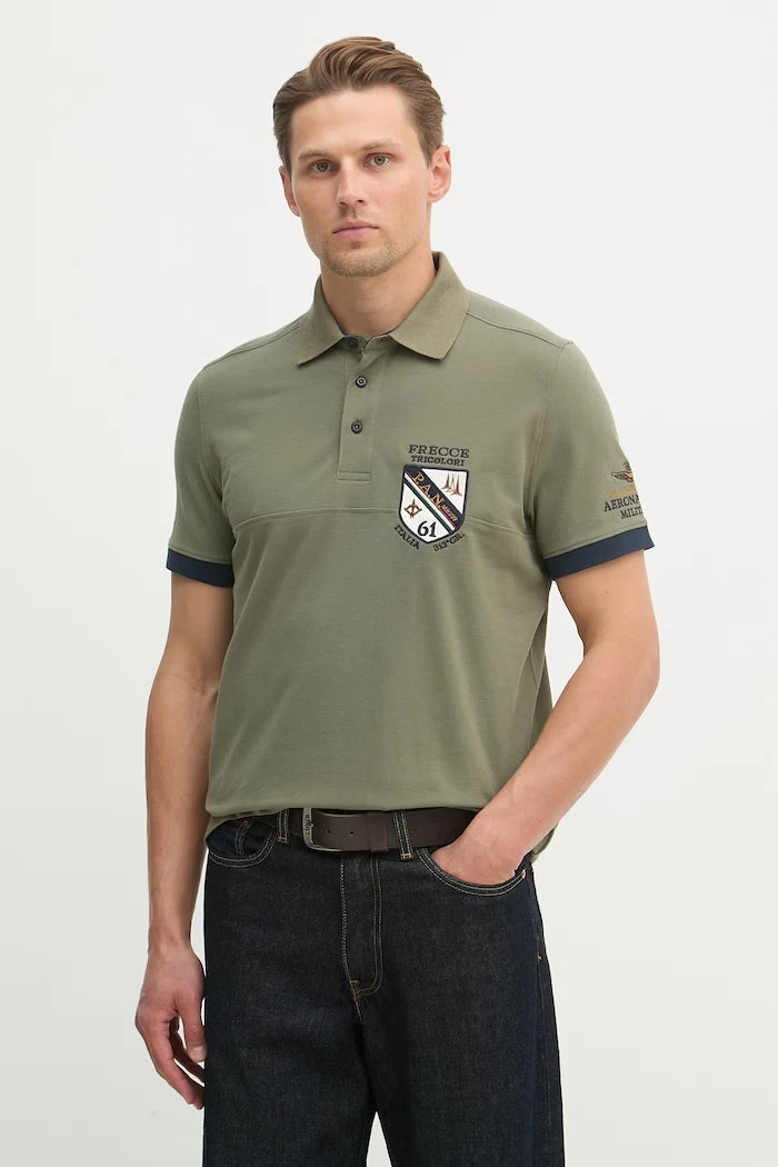 Aeronautica Militare Yakalı Tişört