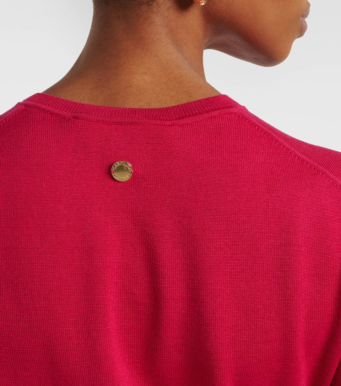 Carolina Herrera - Cropped silk and cotton cardigan