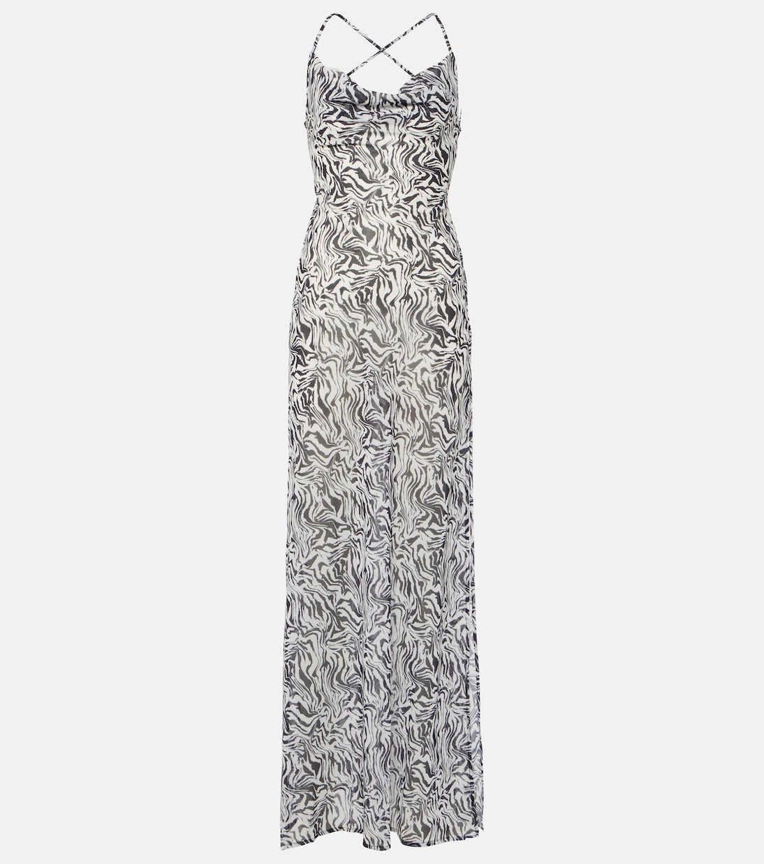 Bananhot - Sahara zebra-print maxi dress