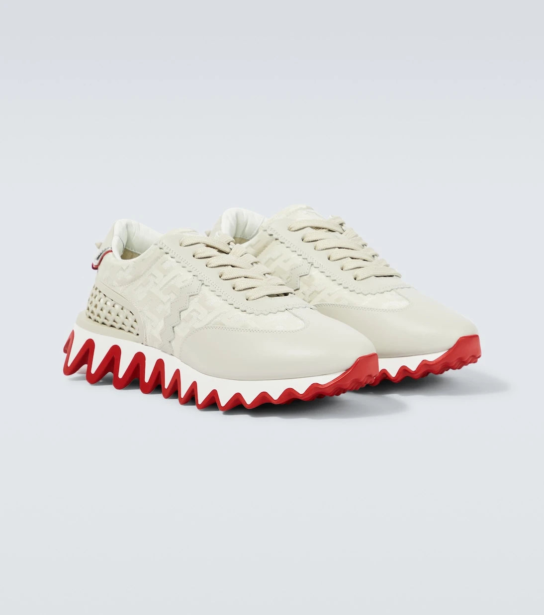 Christian Louboutin - Loubishark leather sneakers