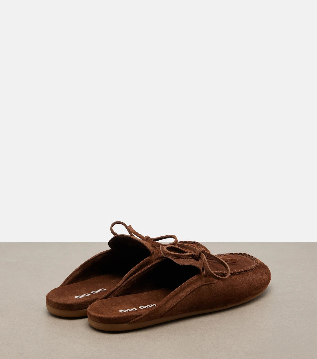 Miu Miu - Suede mules