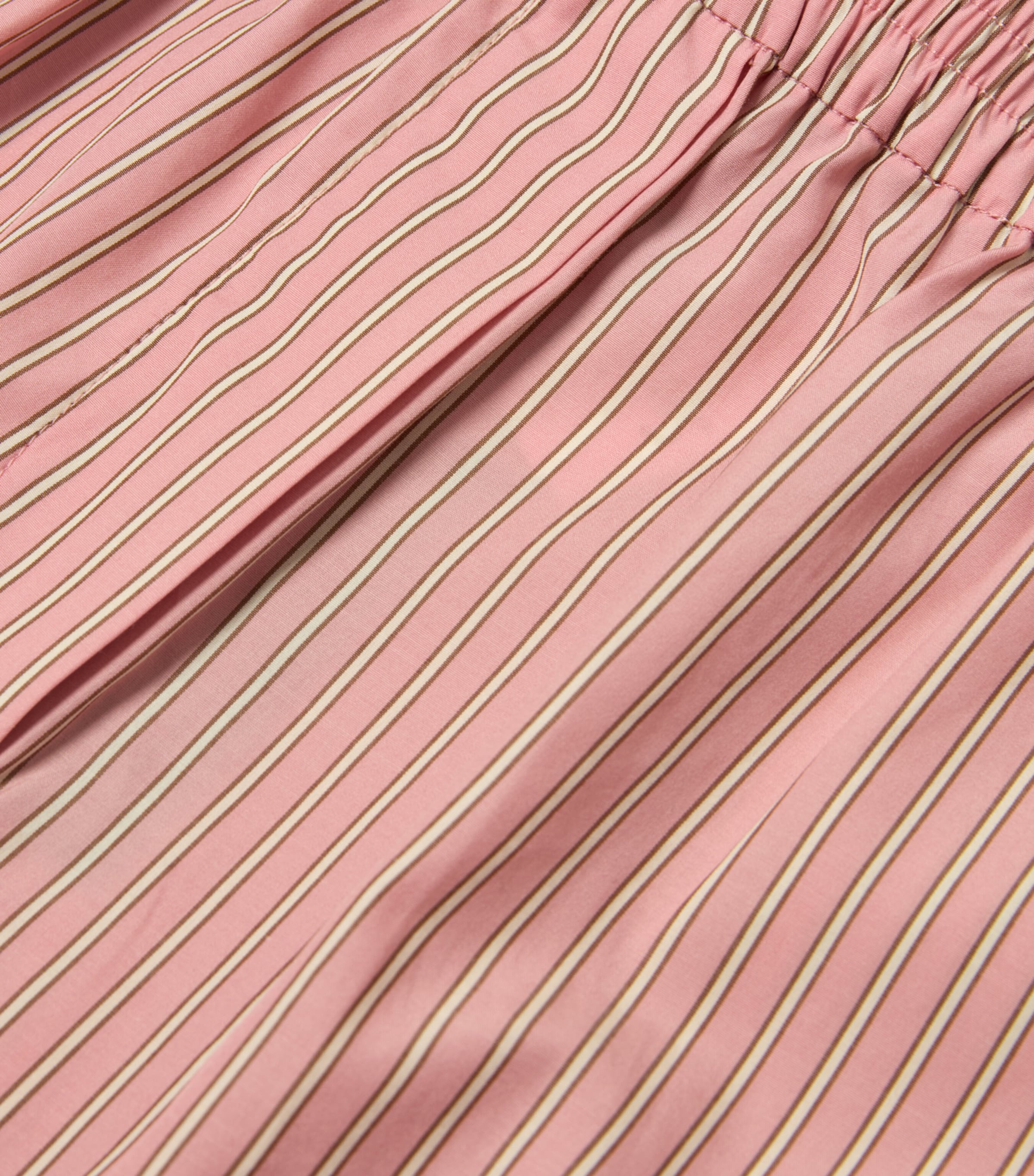 Rag & Bone Pink Cotton Stripe Emma Shorts