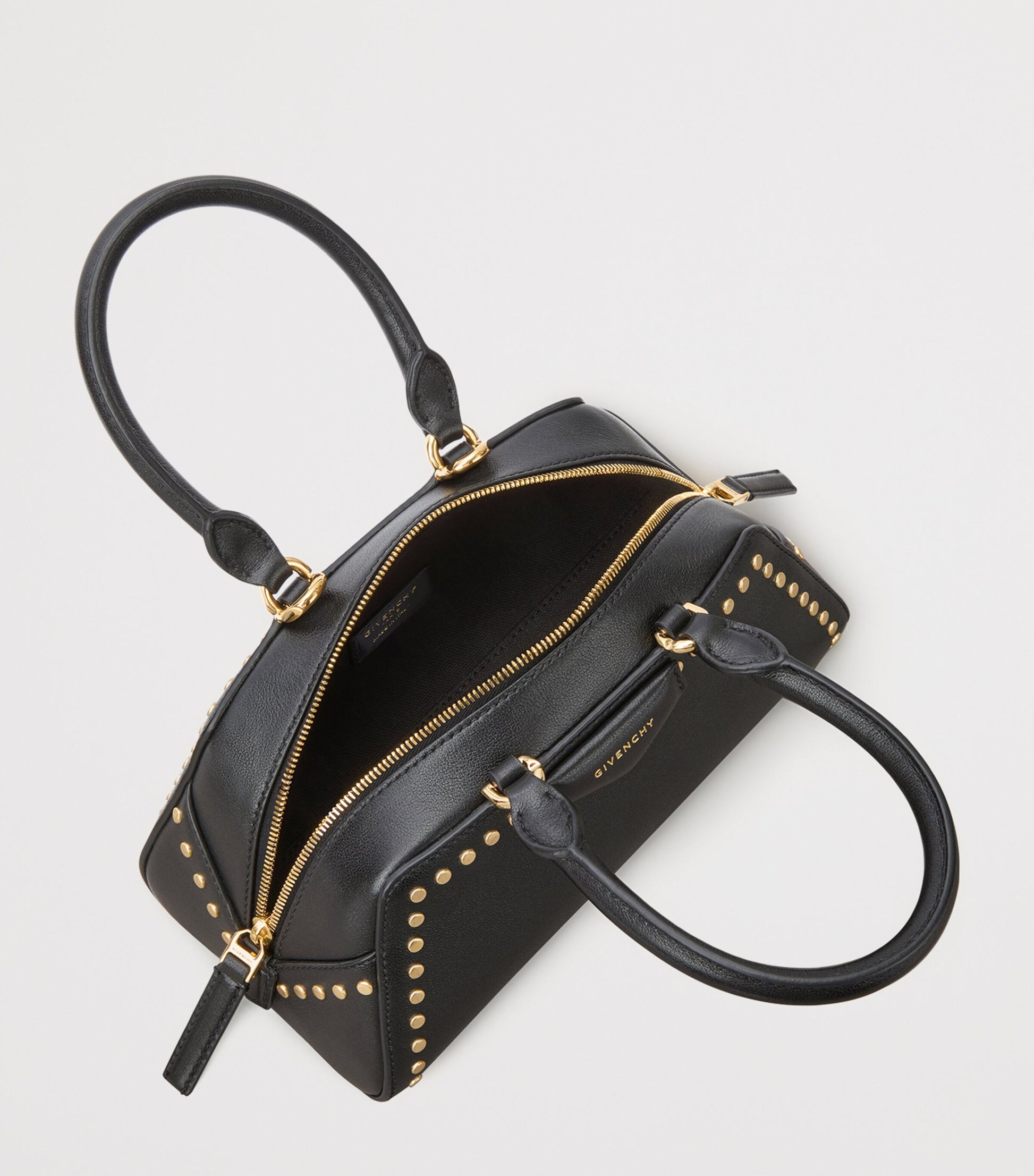 Mini Leather Antigona Cube East-West Top-Handle Bag