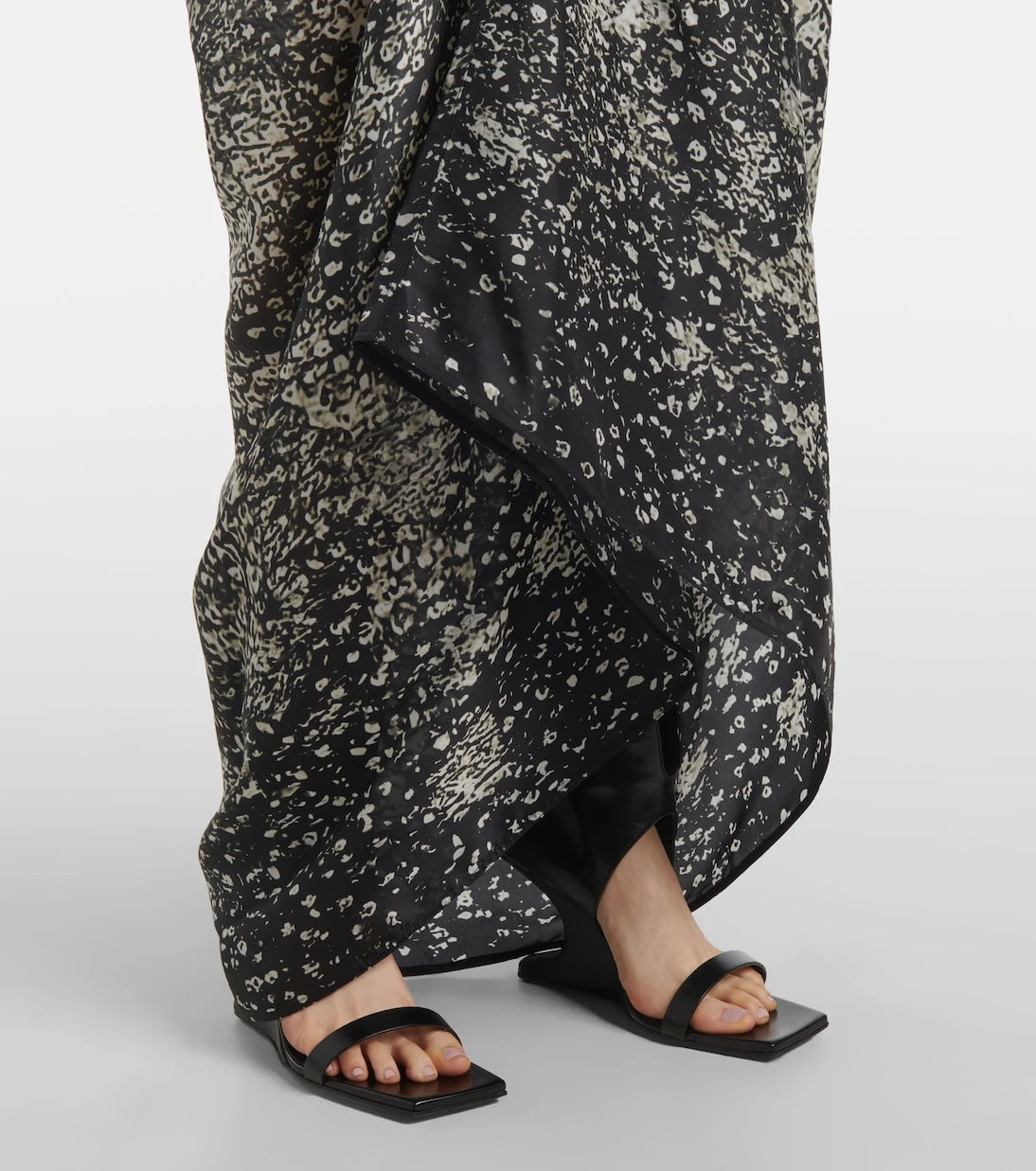 Rick Owens - Tommykite draped satin gown