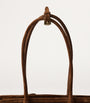 Prada Brown Medium Suede Belted Bonnie Shoulder Bag