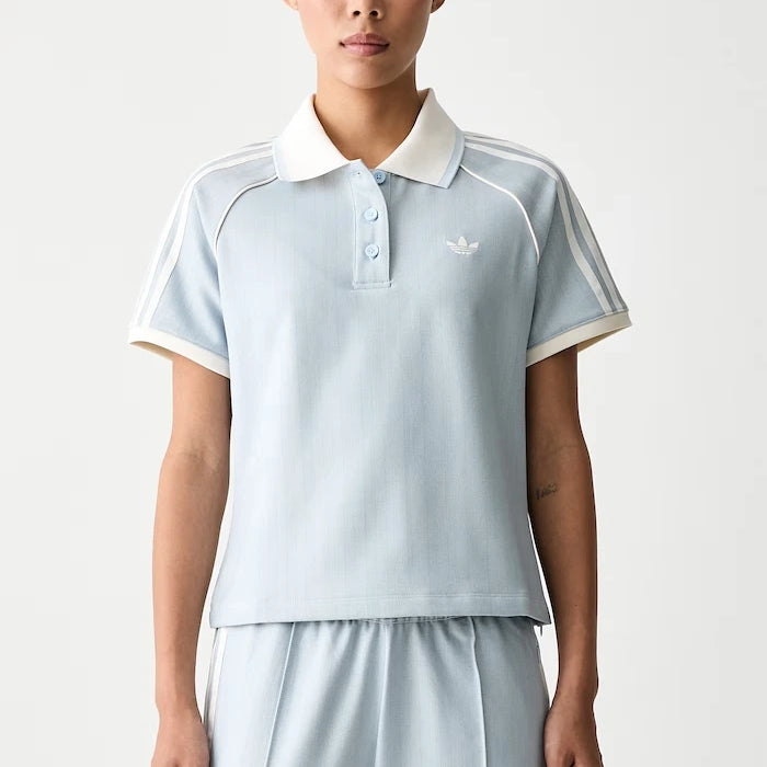 adidas Originals polo yaka kadın tişört