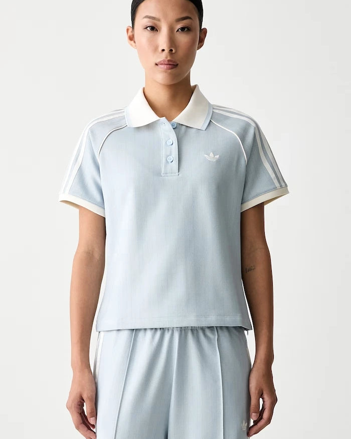 adidas Originals polo yaka kadın tişört