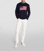 Blue American Flag Sweater