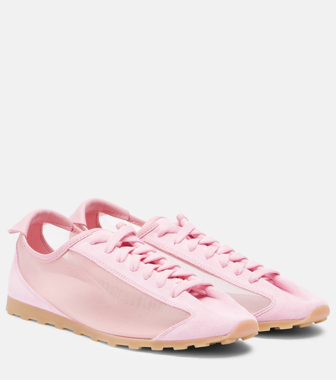 Jacquemus - Tennis suede-trimmed sneakers