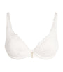 Chantelle White Lace Legend Plunge T-Shirt Bra