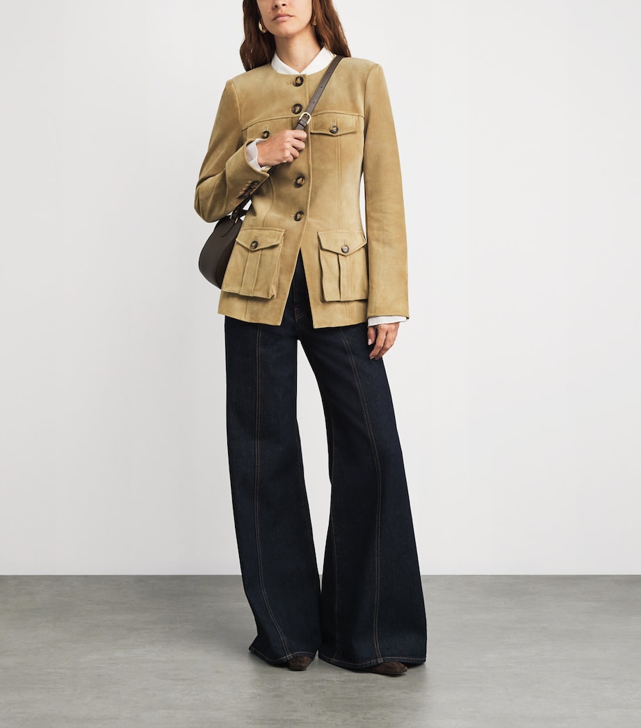 Suede Orrin Jacket DESERT KHAKI