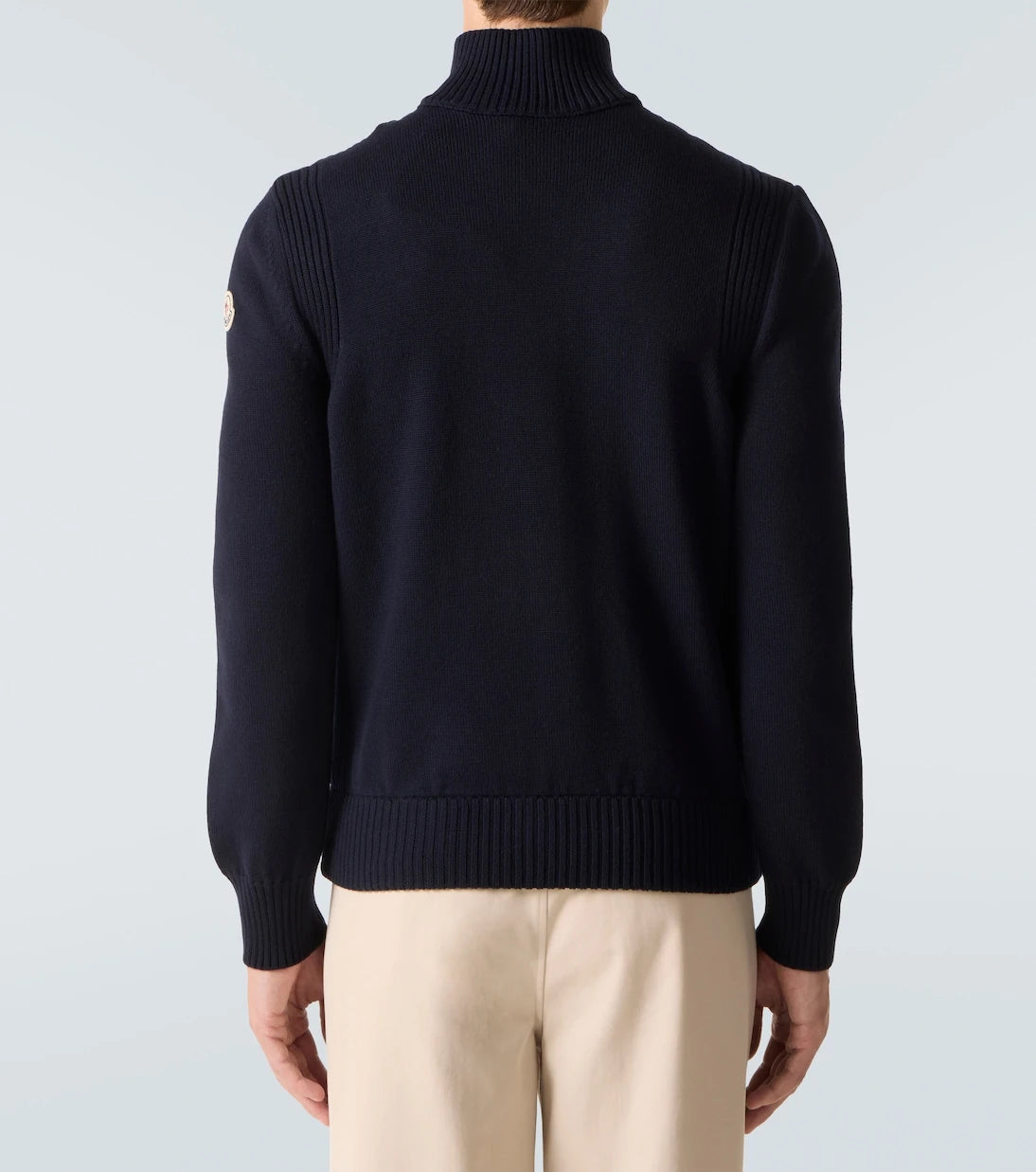 Moncler - Down-paneled wool cardigan