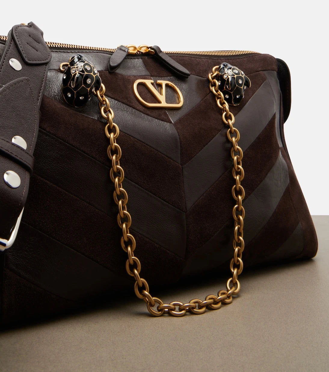 Valentino Garavani - Panthea Medium leather shoulder bag