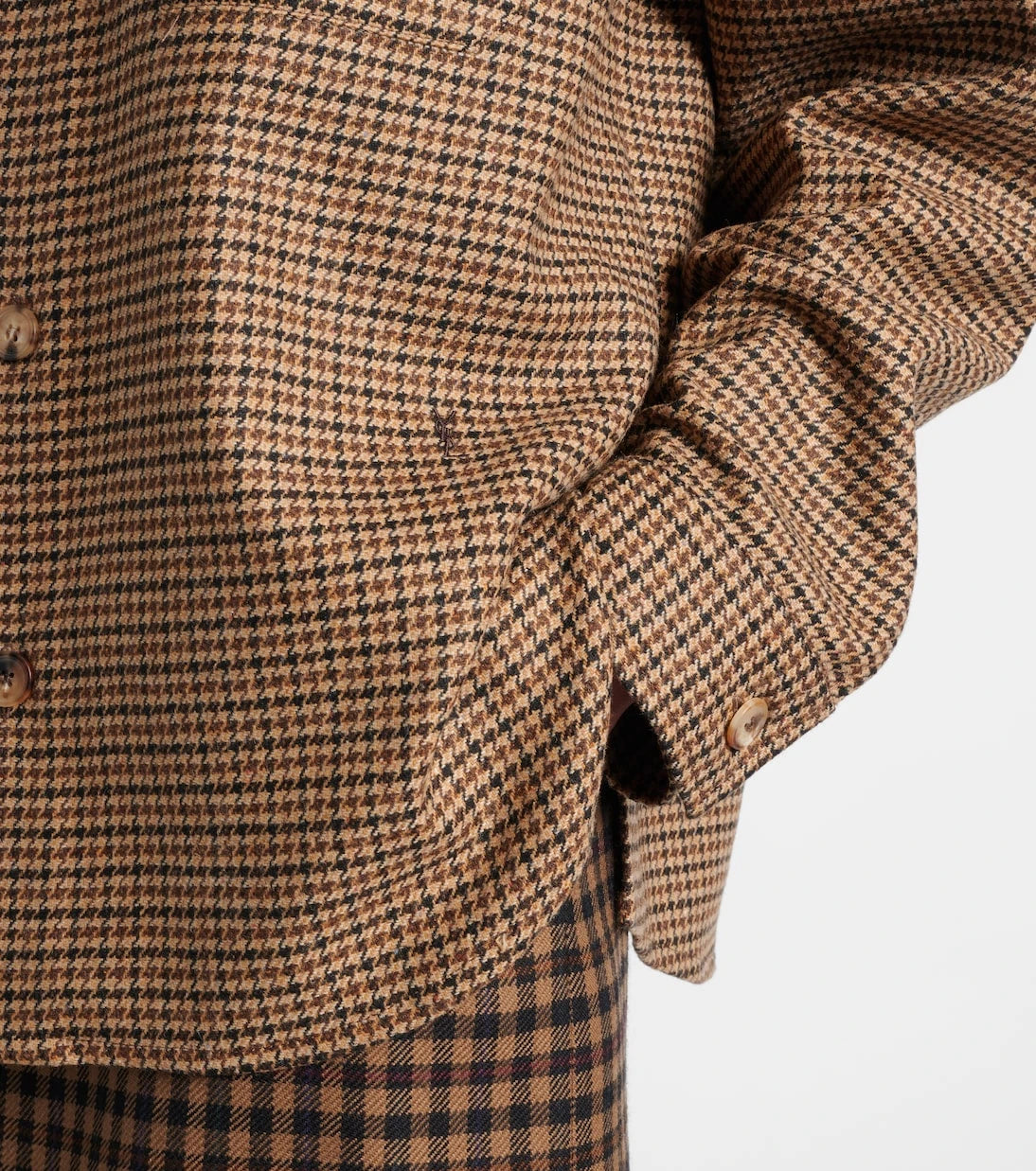 Saint Laurent - Houndstooth overshirt