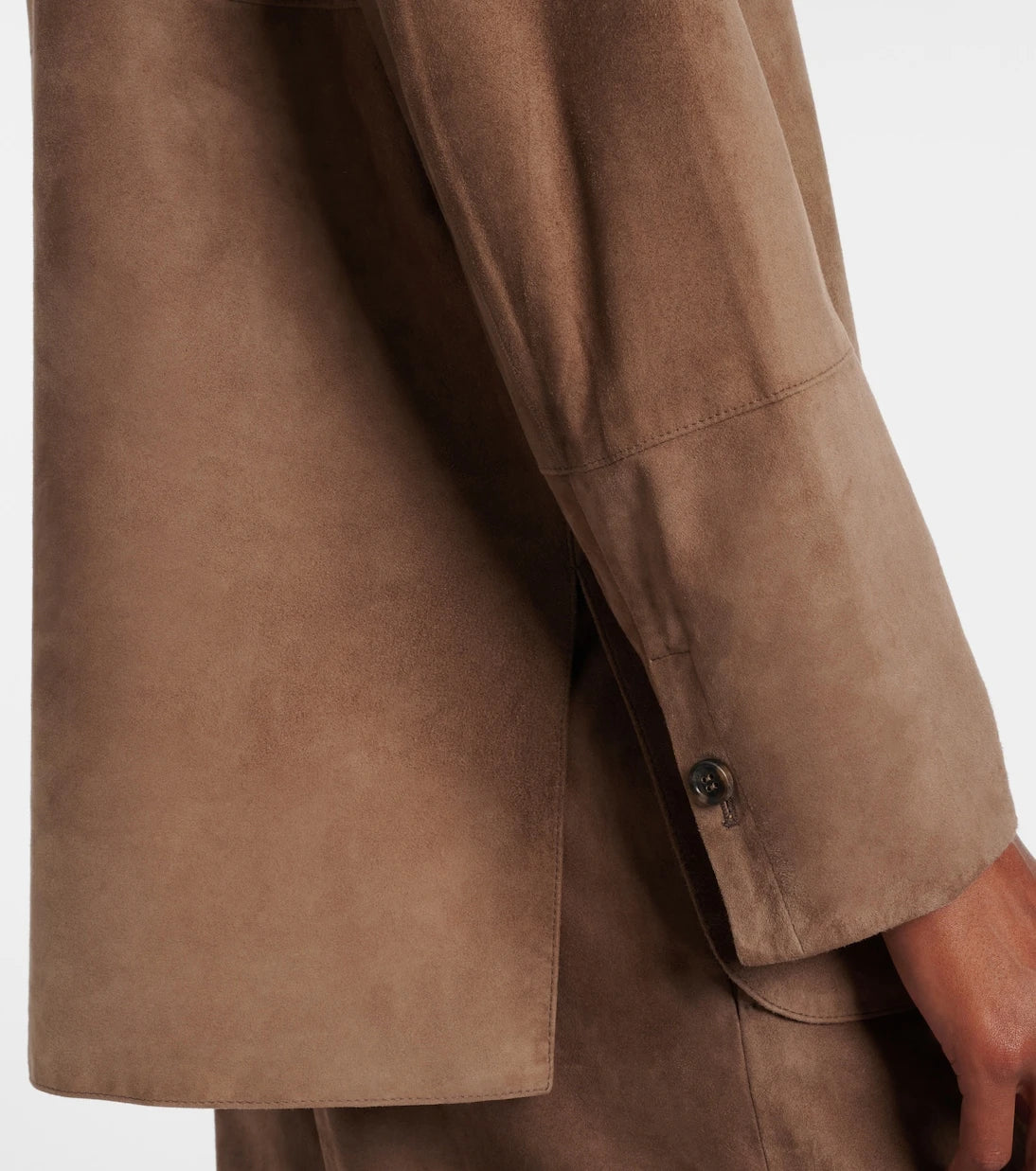 'S Max Mara - Estate suede overshirt