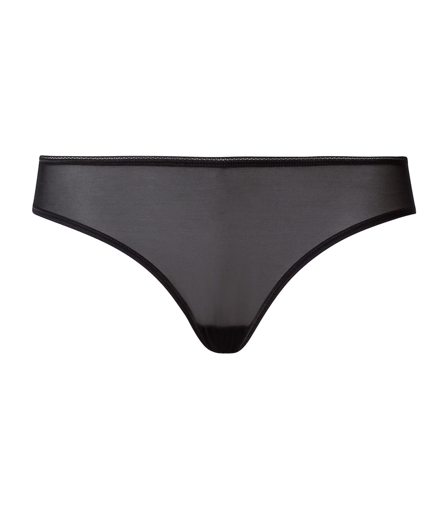 Hanro Black Smooth Illusion Mini Briefs