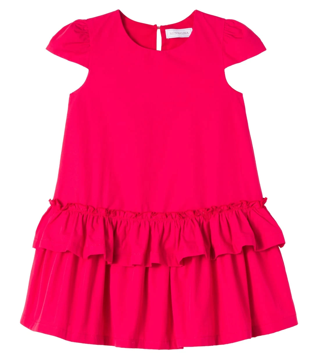 Monnalisa - Ruffled cotton dress
