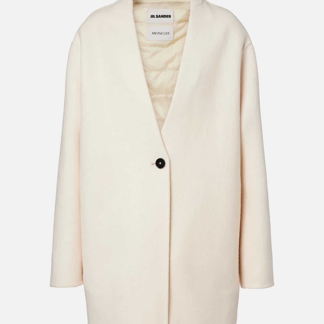Moncler Genius - + Jil Sander virgin wool down coat