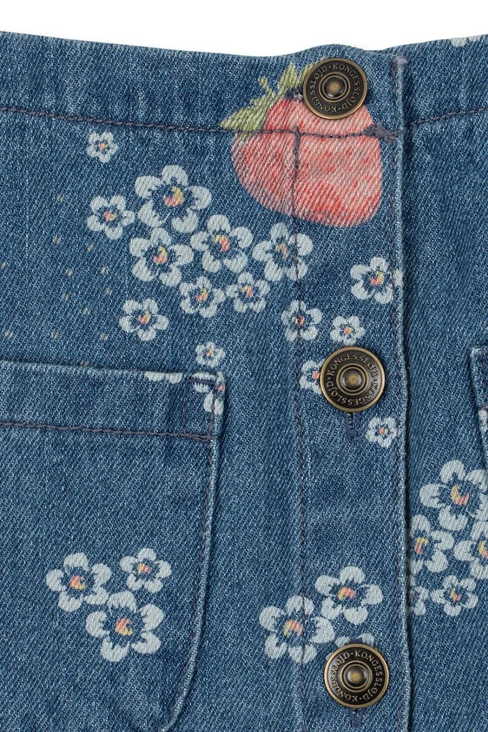 Konges Sløjd MAGOT SKIRT GOTS Çocuk Denim Etek