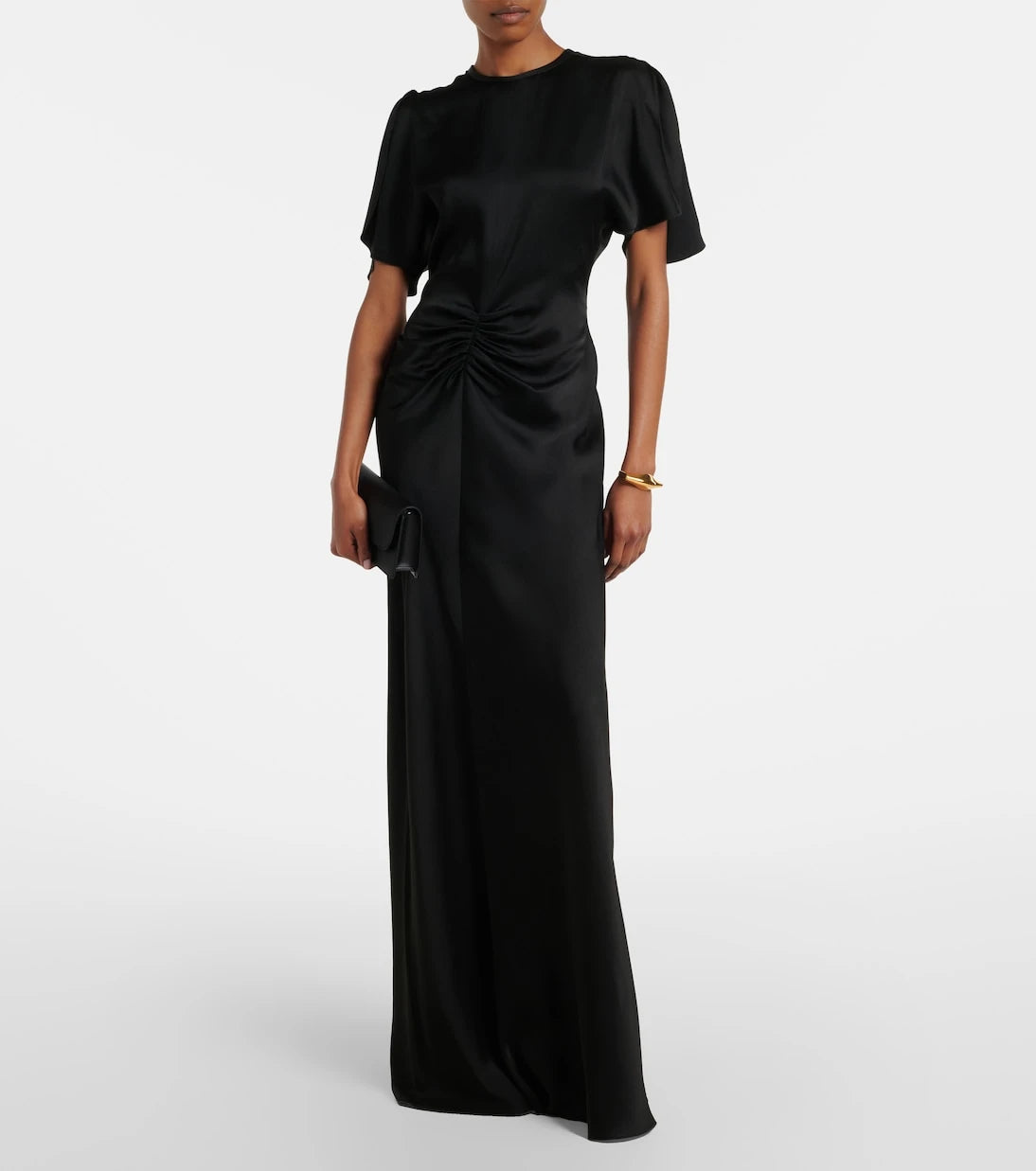 Victoria Beckham - Dorian East-West satin clutch