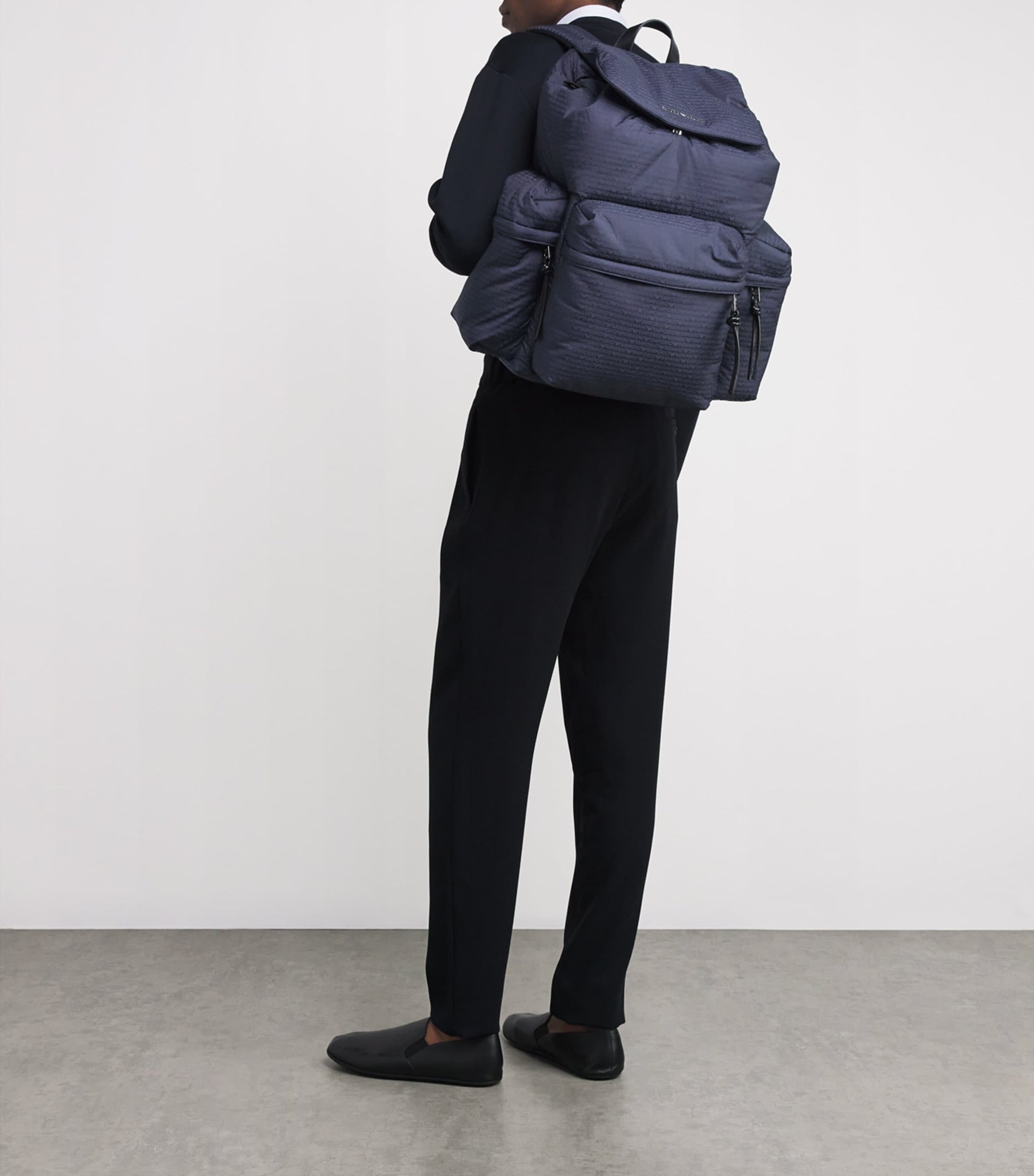 Padded Jacquard Backpack
