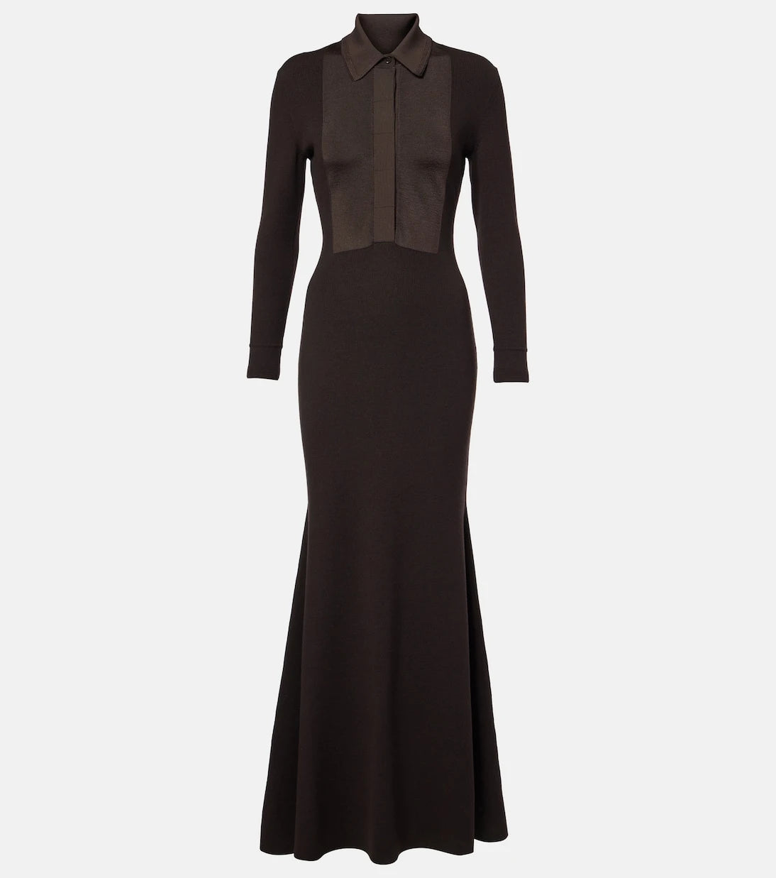 Tom Ford - Balıkçı yaka yün karışımı örgü elbise