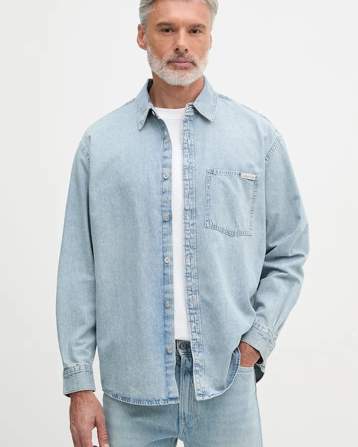 Calvin Klein Jeans erkek denim gömlek