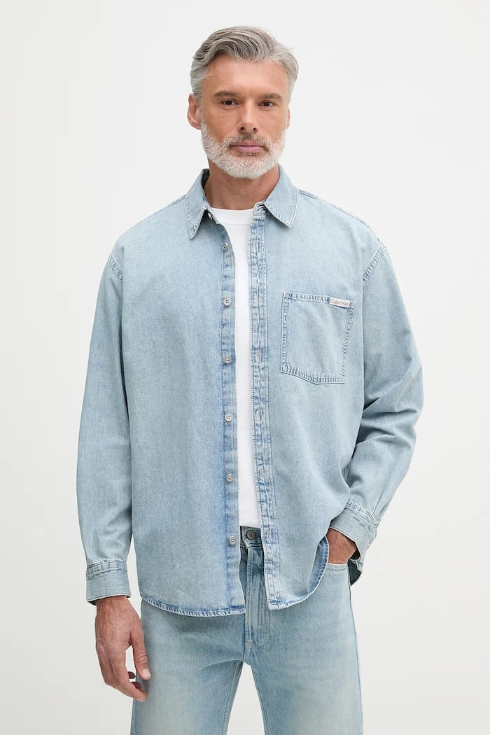 Calvin Klein Jeans erkek denim gömlek