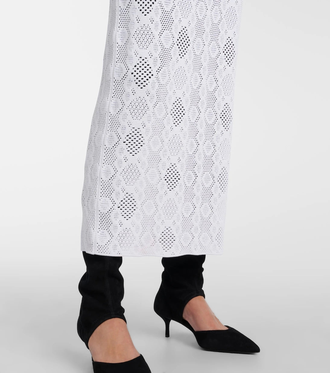 Alaïa - Lace midi dress