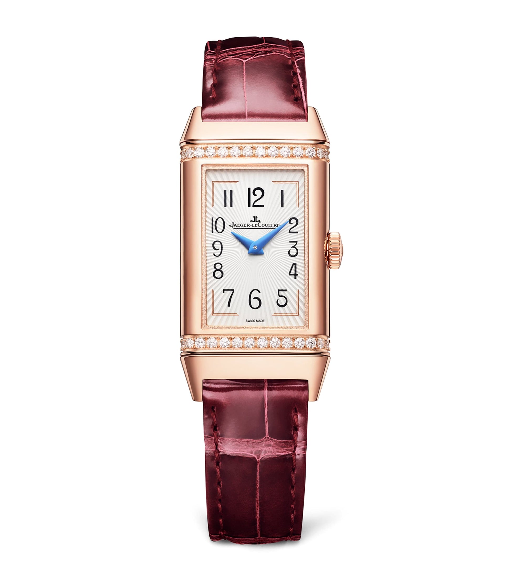 Jaeger-LeCoultre Pink Gold and Diamond Reverso One Duetto Watch 20mm