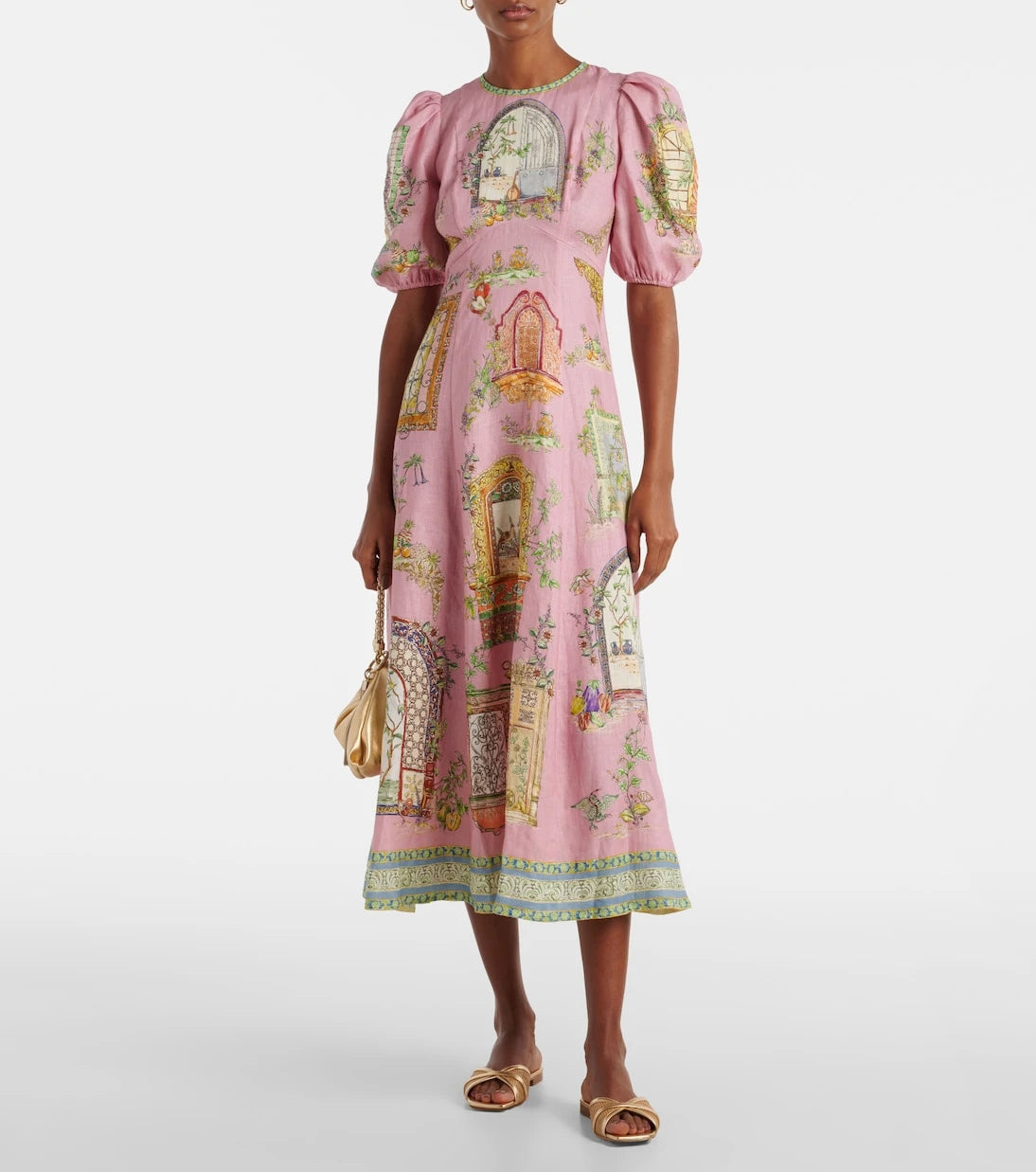 Malone Souliers - Perla raffia sandals