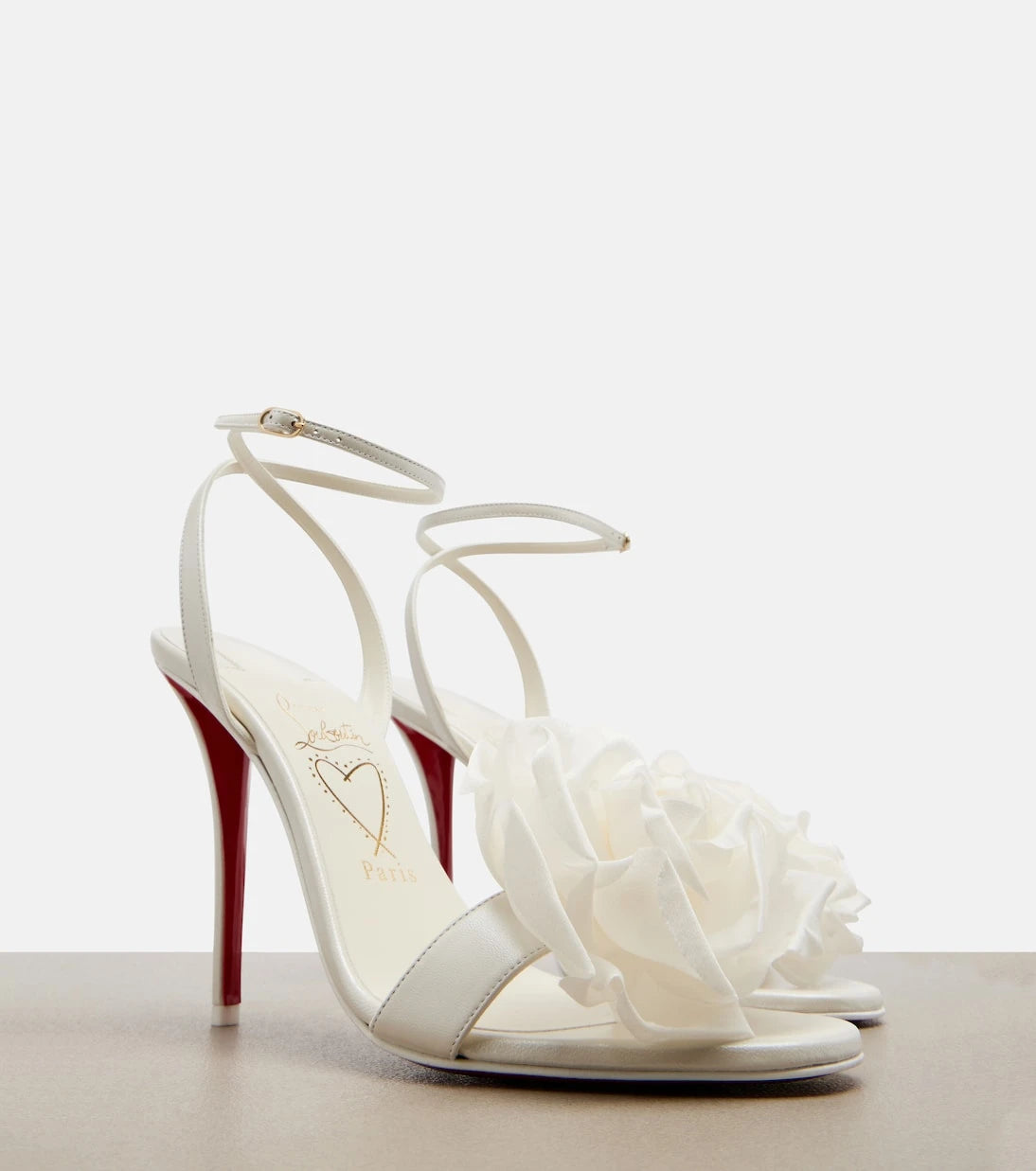 Christian Louboutin - Miss Z Flora leather sandals
