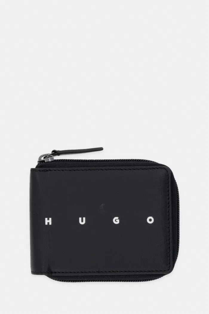 HUGO портфейл мъжки от кожа REHX_ziparound